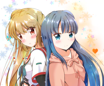 Yui Tsuruno Nanami Yachiyo Anime Magia Record Mahou Shoujo Madoka ☆ Magica Gaiden HD Desktop Wallpaper | Background Image