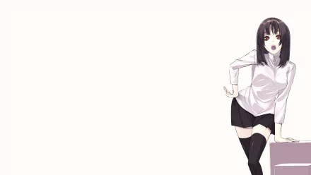 Anime girl anime girl HD Desktop Wallpaper | Background Image