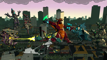 video game Dawn of the Monsters HD Desktop Wallpaper | Background Image