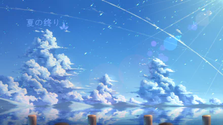 Anime sky Sky Anime HD Desktop Wallpaper | Background Image
