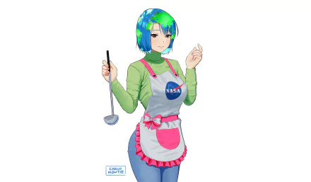 Anime girl anime girl HD Desktop Wallpaper | Background Image