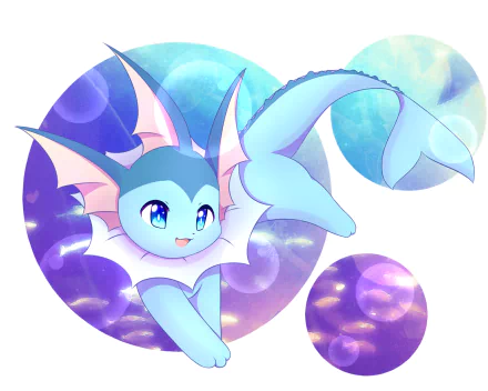 Vaporeon (Pokémon) Anime Pokemon HD Desktop Wallpaper | Background Image