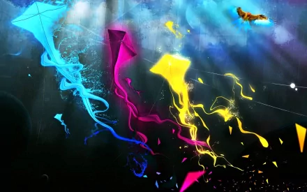 kite Abstract artistic HD Desktop Wallpaper | Background Image