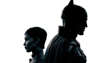 Catwoman Batman Zoë Kravitz Robert Pattinson movie The Batman HD Desktop Wallpaper | Background Image