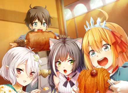 Kokoro Natsume Karyl Momochi Pecorine (Princess Connect) Yuuki (Princess Connect) Anime Princess connect! Re:Dive HD Desktop Wallpaper | Background Image