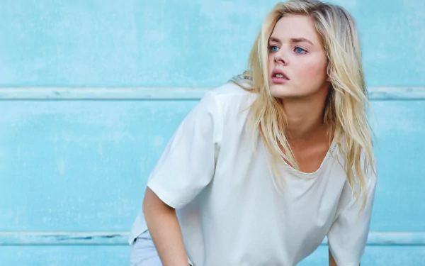 blonde Celebrity Samara Weaving HD Desktop Wallpaper | Background Image
