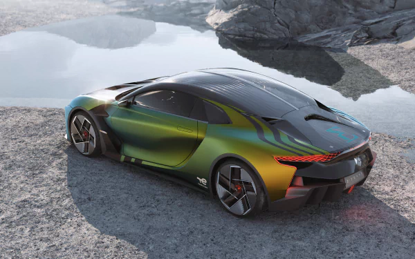 concept car vehicle DS E-Tense Performance Concept HD Desktop Wallpaper | Background Image