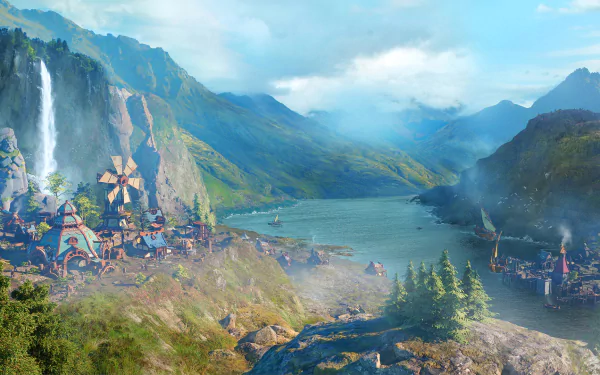 video game The Settlers (2022) HD Desktop Wallpaper | Background Image