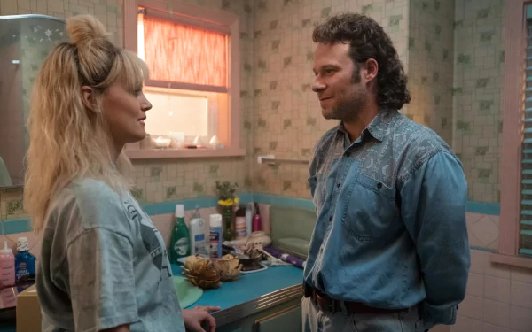 Taylor Schilling Seth Rogen TV Show Pam & Tommy HD Desktop Wallpaper | Background Image