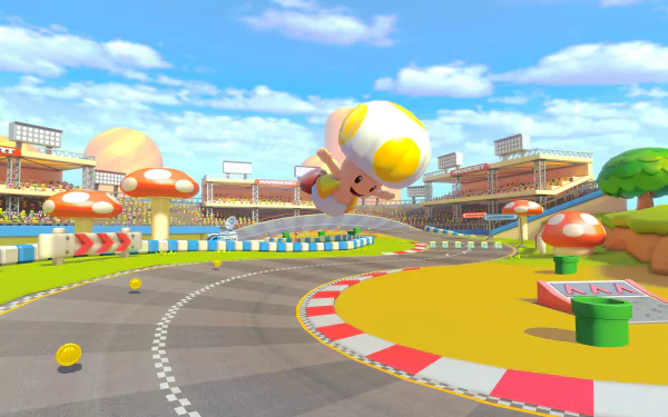 video game Mario Kart 8 Deluxe HD Desktop Wallpaper | Background Image