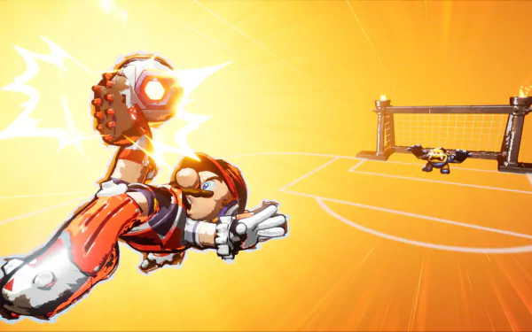 Mario video game Mario Strikers: Battle League HD Desktop Wallpaper | Background Image