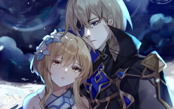 Dainsleif (Genshin Impact) Lumine (Genshin Impact) video game Genshin Impact HD Desktop Wallpaper | Background Image