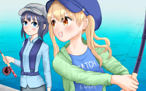 Koharu Minagi Hiyori Minagi Anime Slow Loop HD Desktop Wallpaper | Background Image