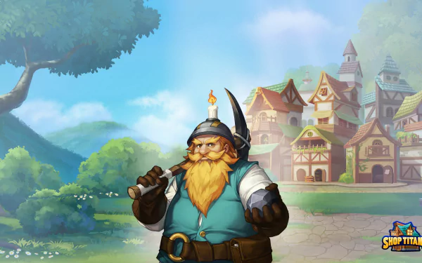 video game Shop Titans HD Desktop Wallpaper | Background Image