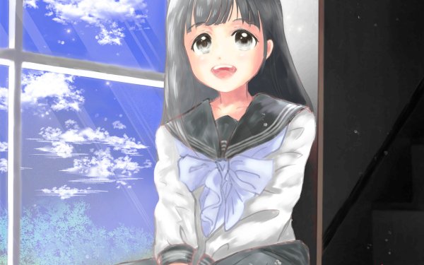 Anime Akebi's Sailor Uniform Komichi Akebi HD Wallpaper | Background Image