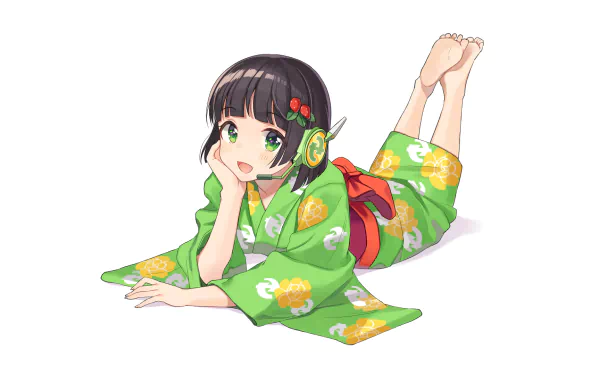 kimono Kyomachi Seika Anime Vocaloid HD Desktop Wallpaper | Background Image