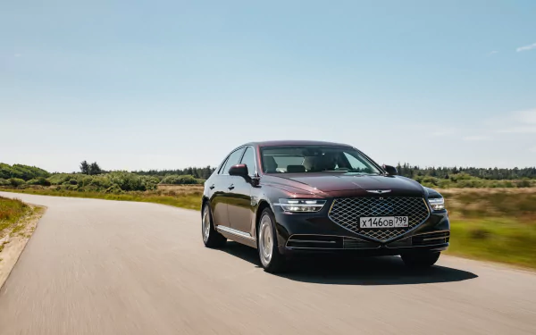 Genesis G90 3.3T HTRAC vehicle Genesis G90 HD Desktop Wallpaper | Background Image