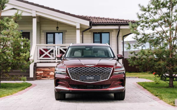 SUV Genesis GV80 AWD vehicle Genesis GV80 HD Desktop Wallpaper | Background Image