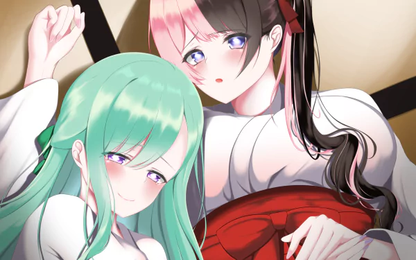 Hinano Tachibana VSPO! Yakumo Beni Anime Virtual Youtuber HD Desktop Wallpaper | Background Image