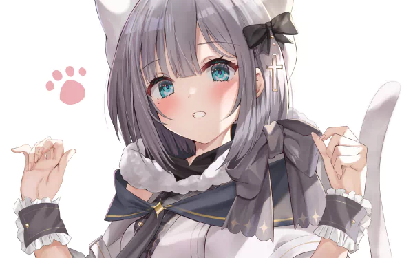 Lupinus Virtual Games VSPO! Kaga Sumire Anime Virtual Youtuber HD Desktop Wallpaper | Background Image