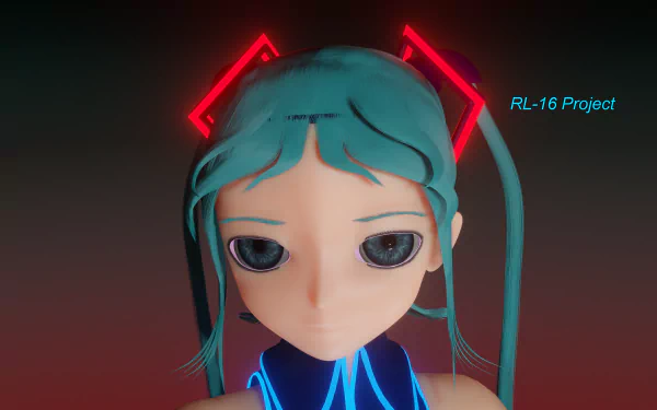  Hatsune Miku Blender Hair
