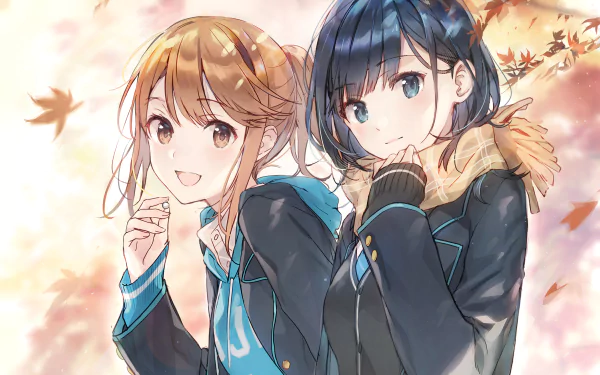 Yuzuki Nanase Haru Aomi Anime Chitose-kun wa Ramune Bin no Naka HD Desktop Wallpaper | Background Image