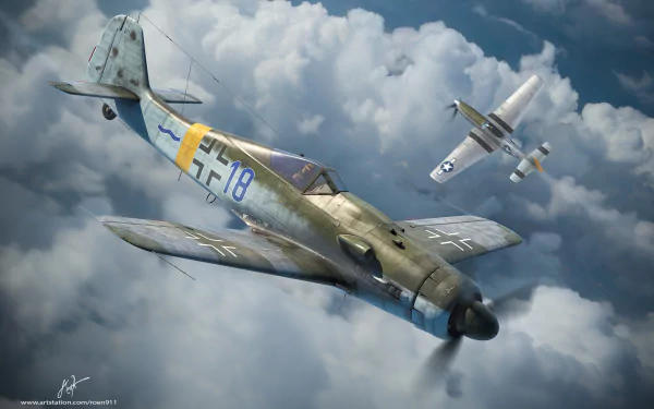 luftwaffe military Focke-Wulf Fw 190 HD Desktop Wallpaper | Background Image