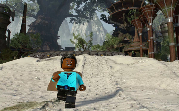 Lando Calrissian video game Lego Star Wars: The Skywalker Saga HD Desktop Wallpaper | Background Image
