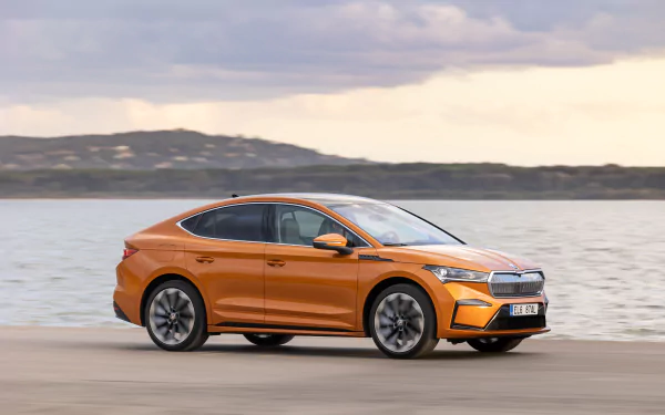 vehicle Skoda Enyaq iV 80 HD Desktop Wallpaper | Background Image