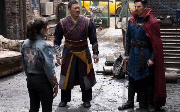 Benedict Wong Wong (Marvel Comics) Benedict Cumberbatch Doctor Strange movie Doctor Strange in the Multiverse of Madness HD Desktop Wallpaper | Background Image