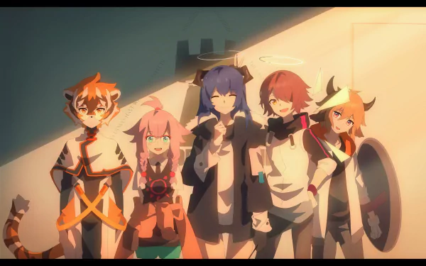 Waai Fu May (Arknights) Mostima (Arknights) Exusiai (Arknights) Bison (Arknights) video game Arknights HD Desktop Wallpaper | Background Image