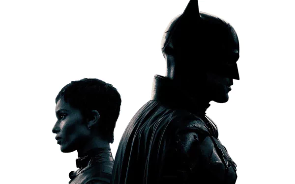 Catwoman Batman Zoë Kravitz Robert Pattinson movie The Batman HD Desktop Wallpaper | Background Image