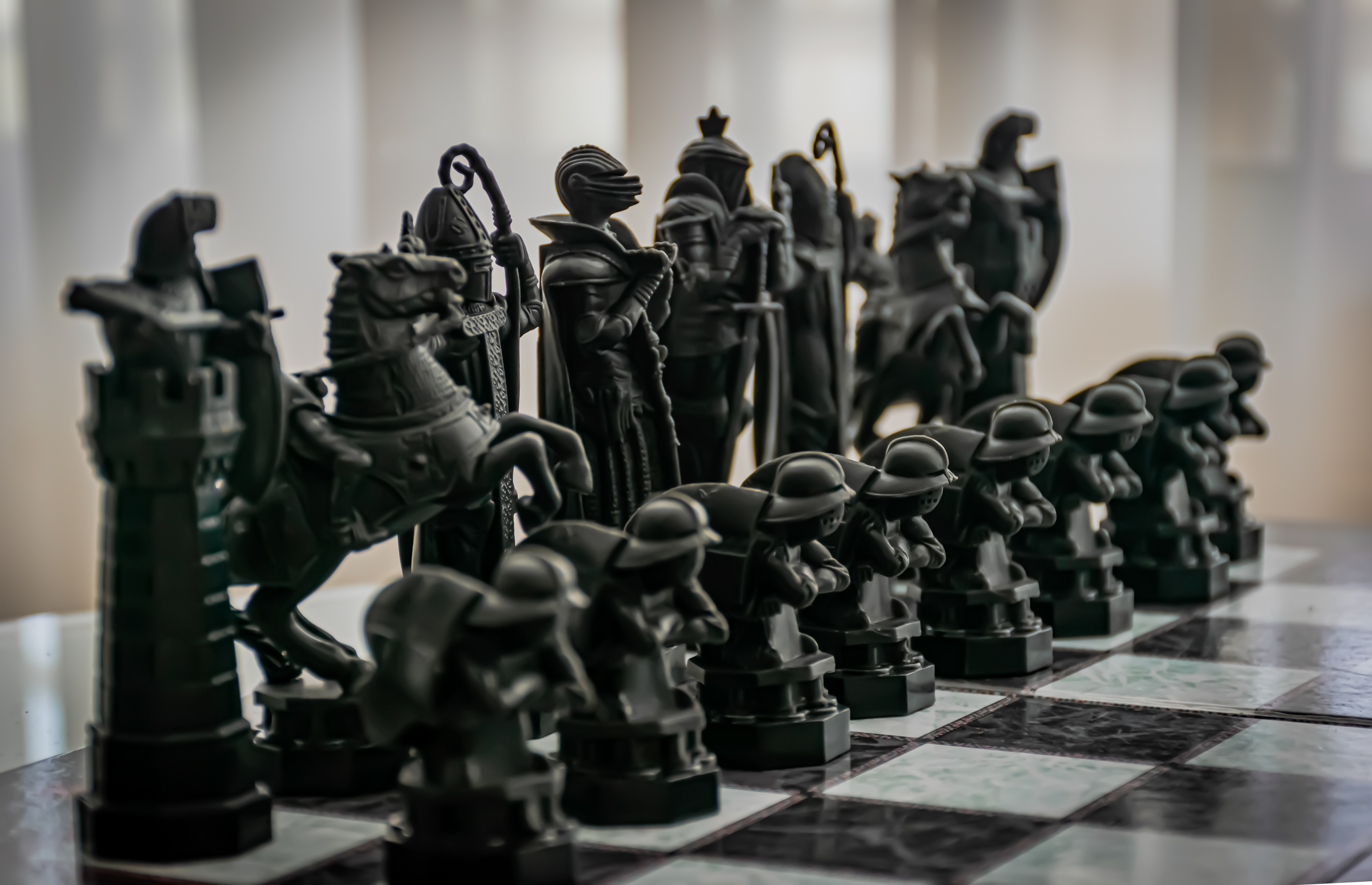 Man Made Chess 4k Ultra HD Wallpaper