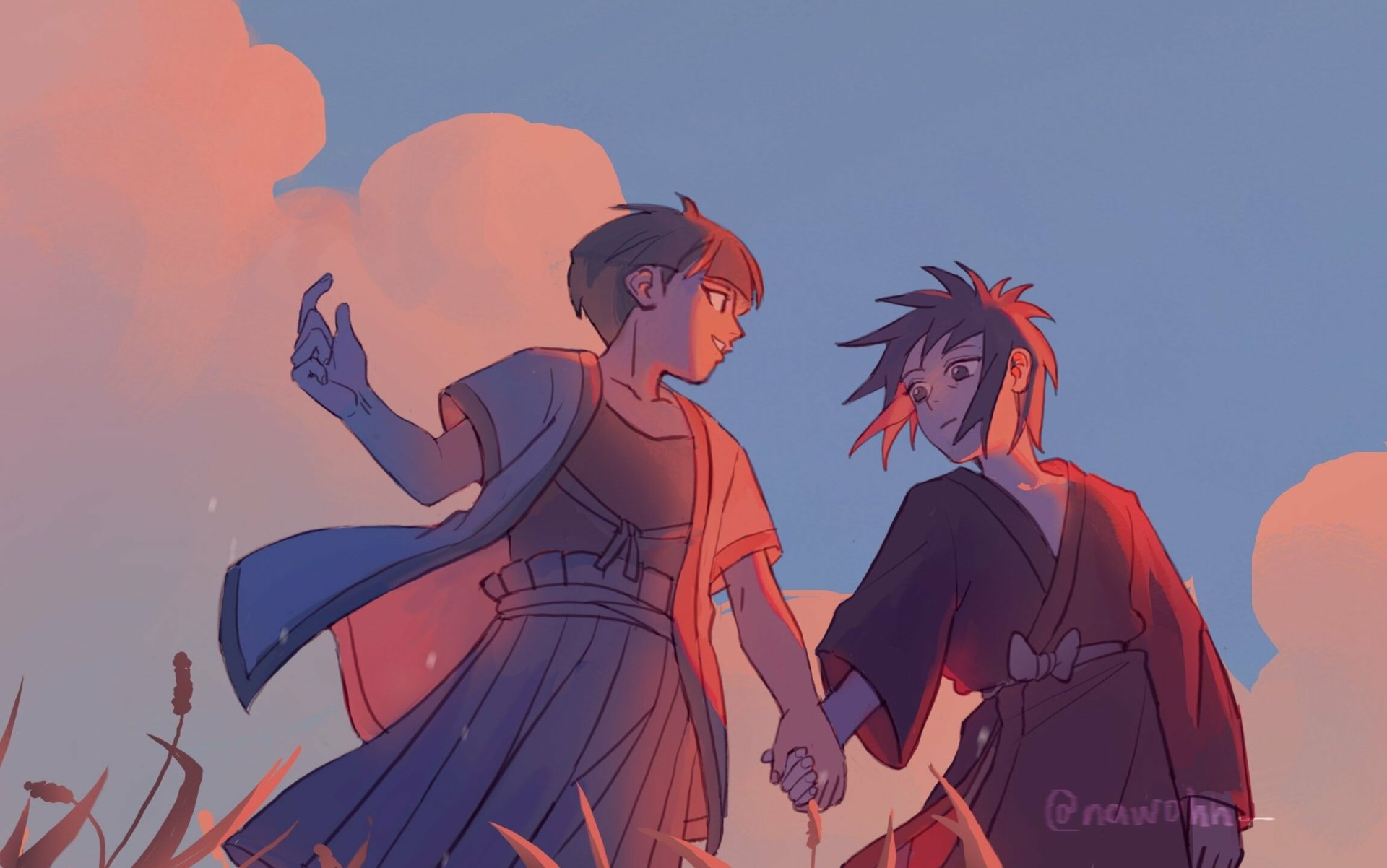 Download Hashirama Senju Madara Uchiha Anime Naruto HD Wallpaper