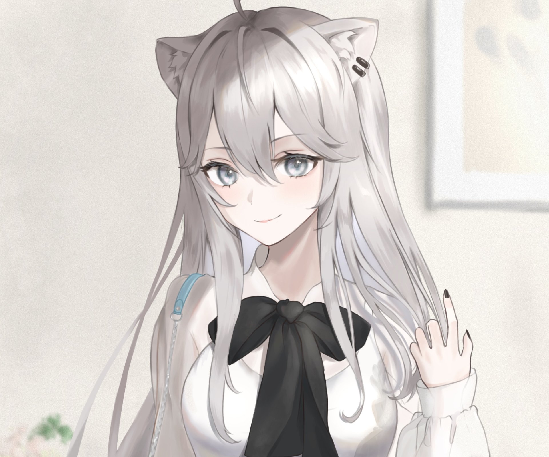 Download Hololive Shishiro Botan Anime Virtual Youtuber HD Wallpaper