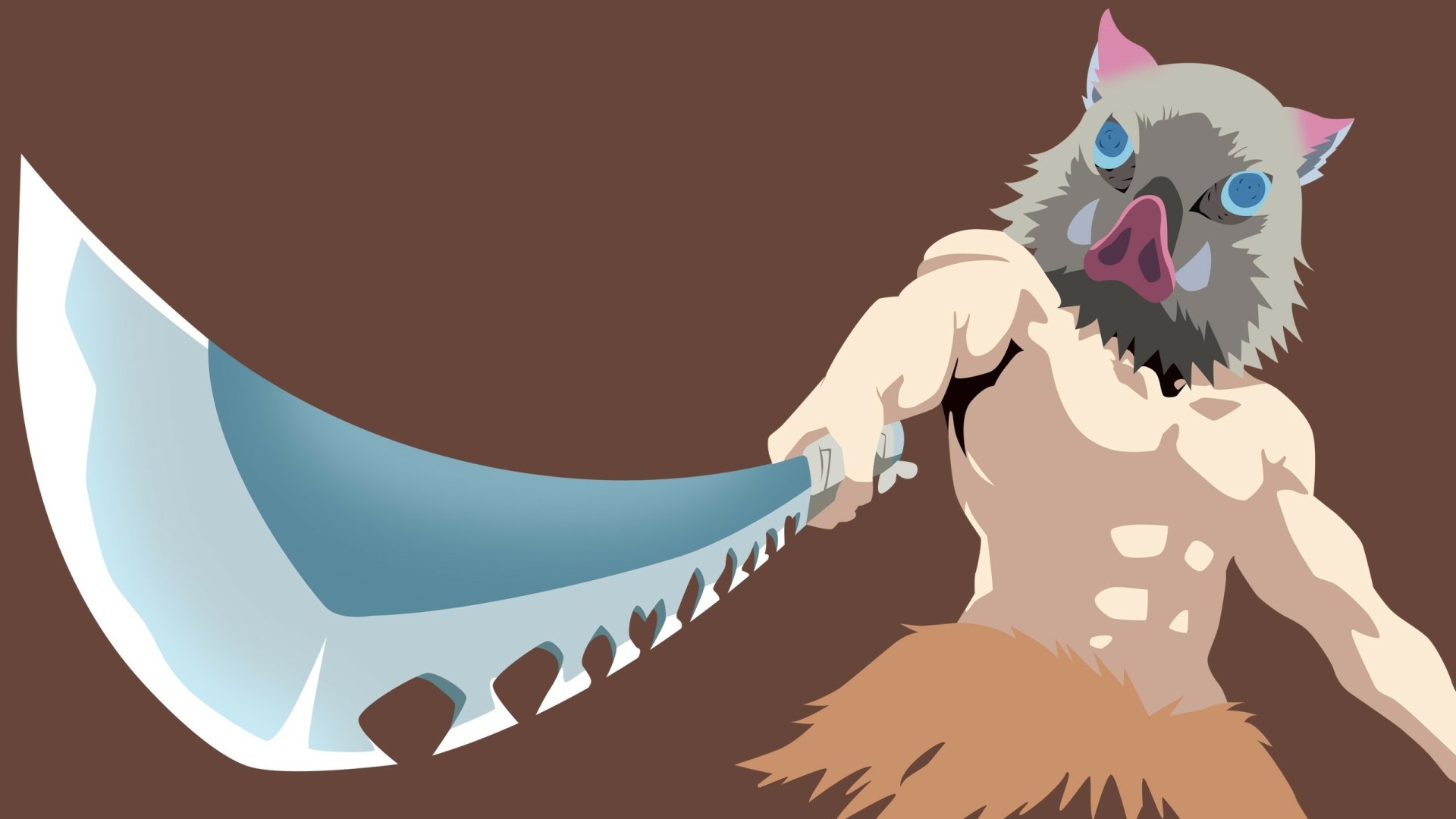 Download Minimalist Inosuke Hashibira Anime Demon Slayer: Kimetsu No ...