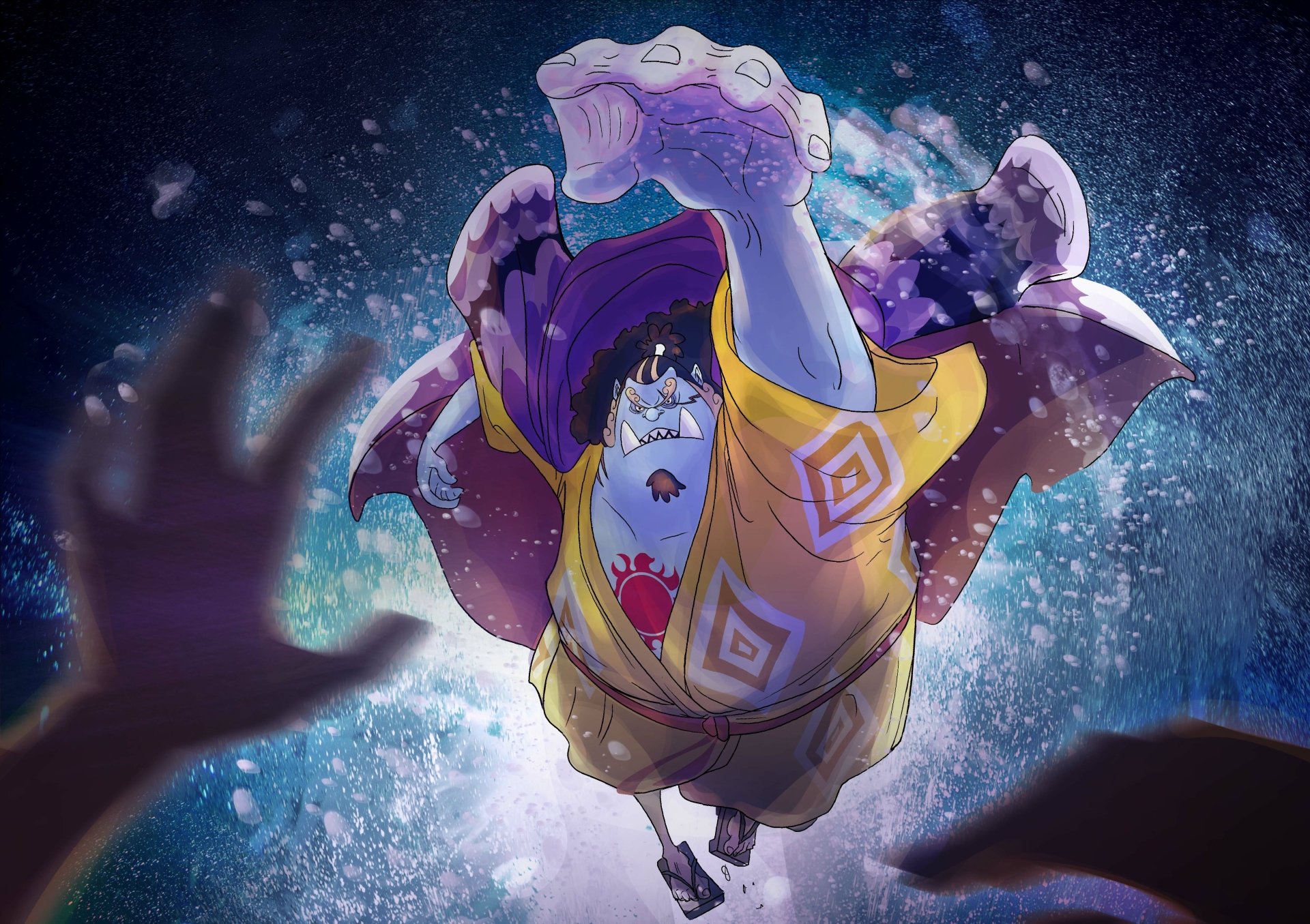 Download Jinbe (One Piece) Anime One Piece 4k Ultra HD Wallpaper by KonnyBee