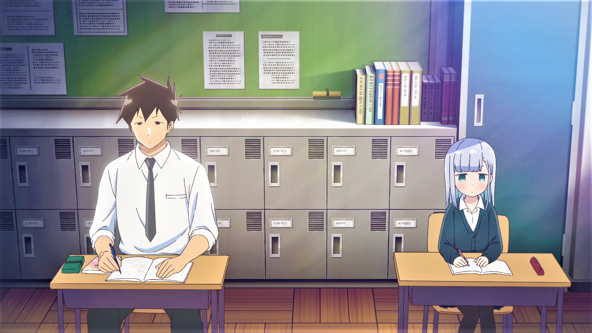 Download Reina Aharen Raidou Matsuboshi Anime Aharen-san Is Indecipherable HD Wallpaper