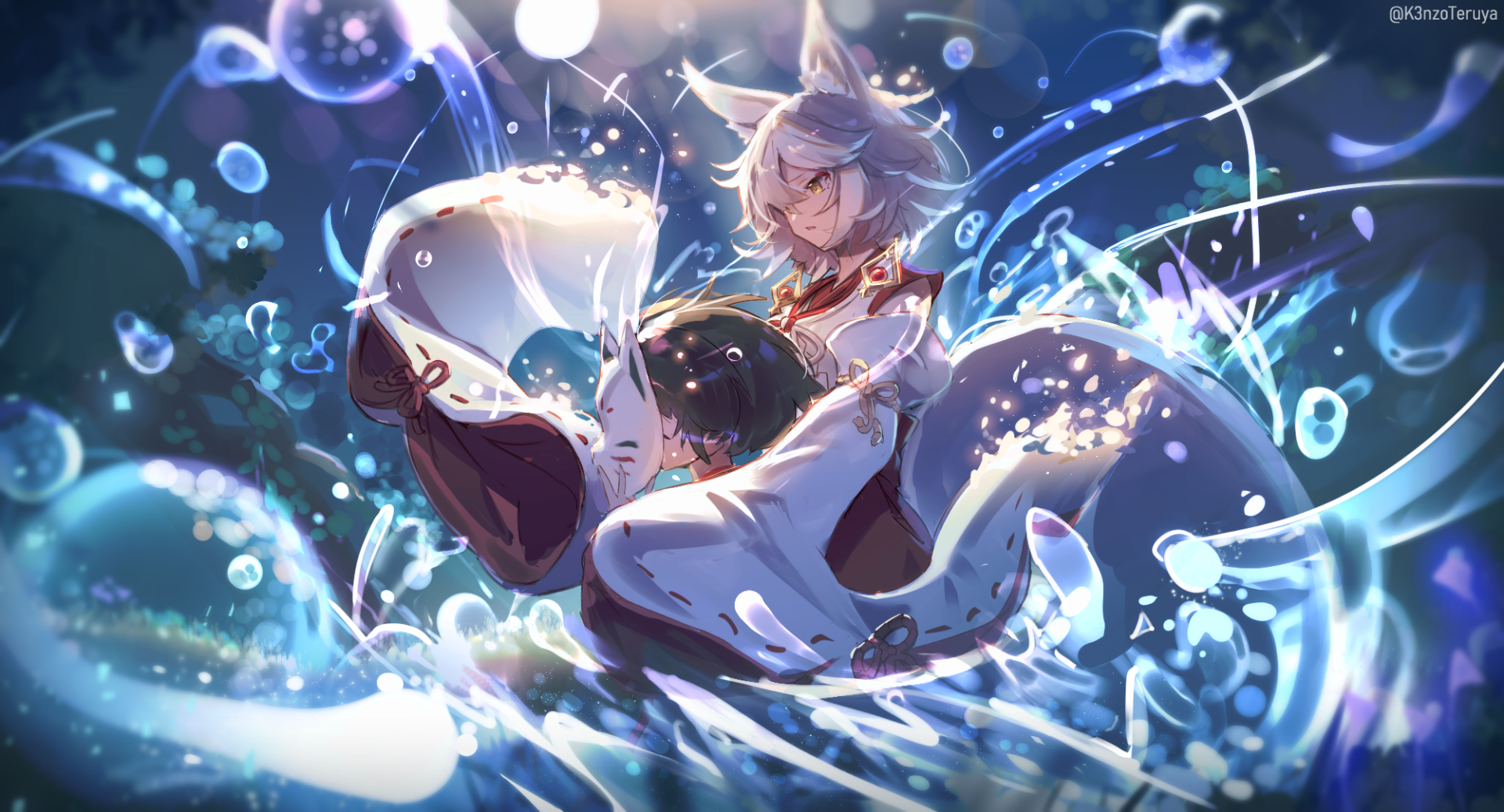 Download Kitsune Saiguu Kazari (Genshin Impact) Video Game Genshin Impact HD Wallpaper