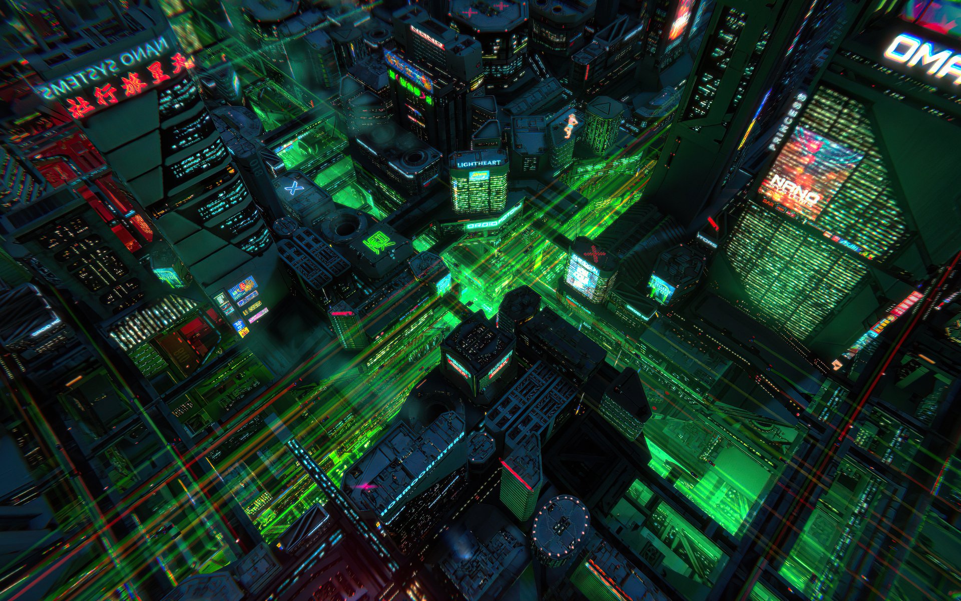 Download Sci Fi City Sci Fi City HD Wallpaper by Mikko Kautto ...