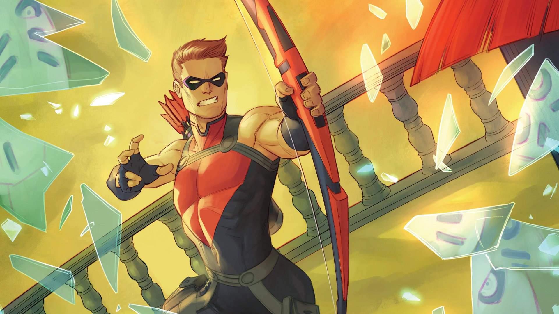 red arrow superhero wallpaper