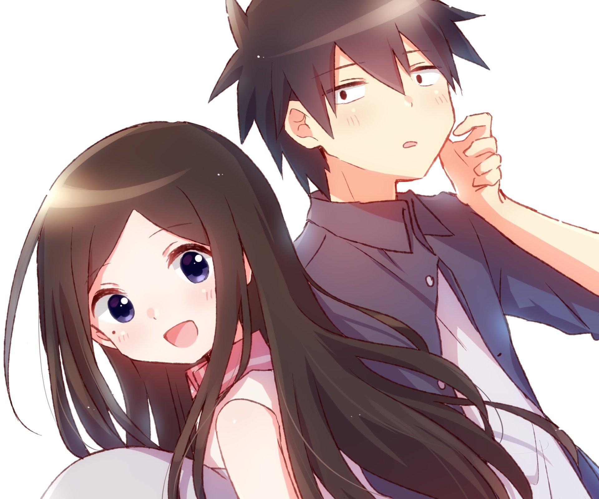 Download Touko Sakurai Souta Kazama Anime My Senpai Is Annoying HD Wallpaper