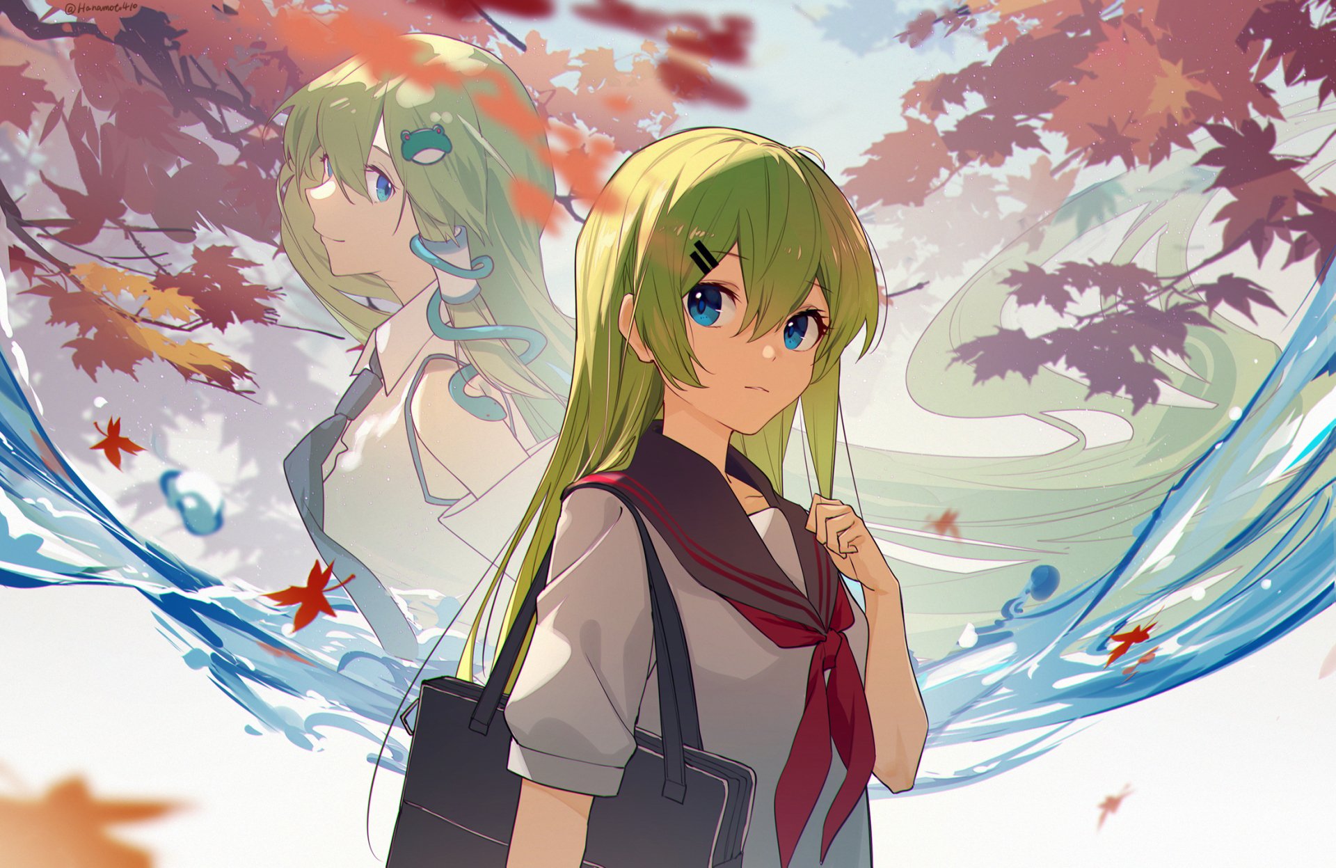 Download Sanae Kochiya Anime Touhou HD Wallpaper