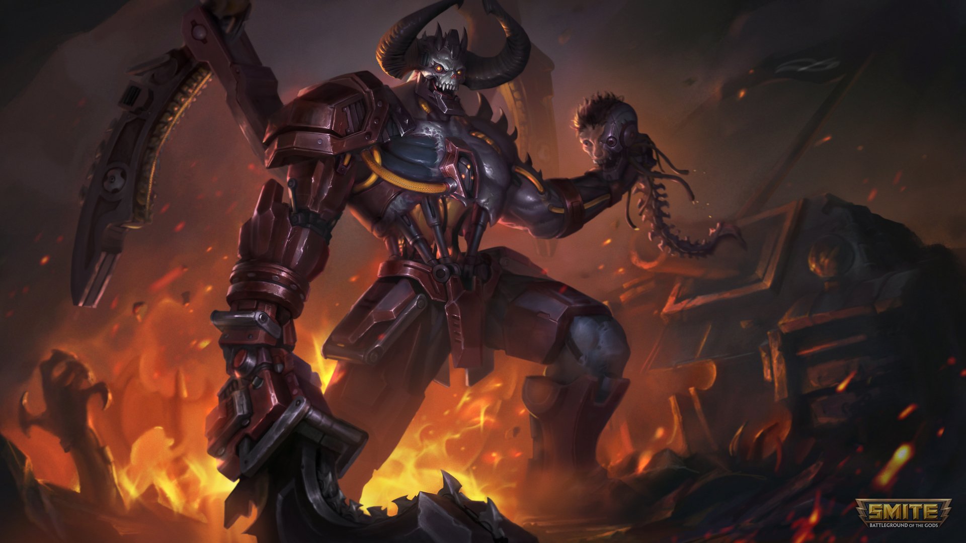 Download Gilgamesh (Smite) Video Game Smite 4k Ultra HD Wallpaper