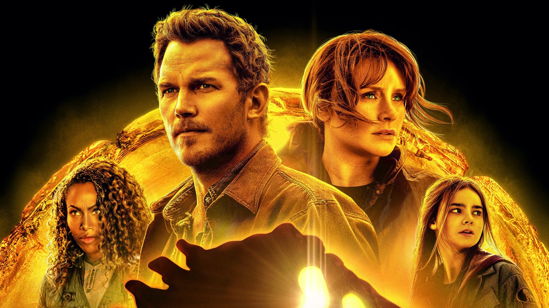 Download Chris Pratt Bryce Dallas Howard Movie Jurassic World: Dominion HD Wallpaper