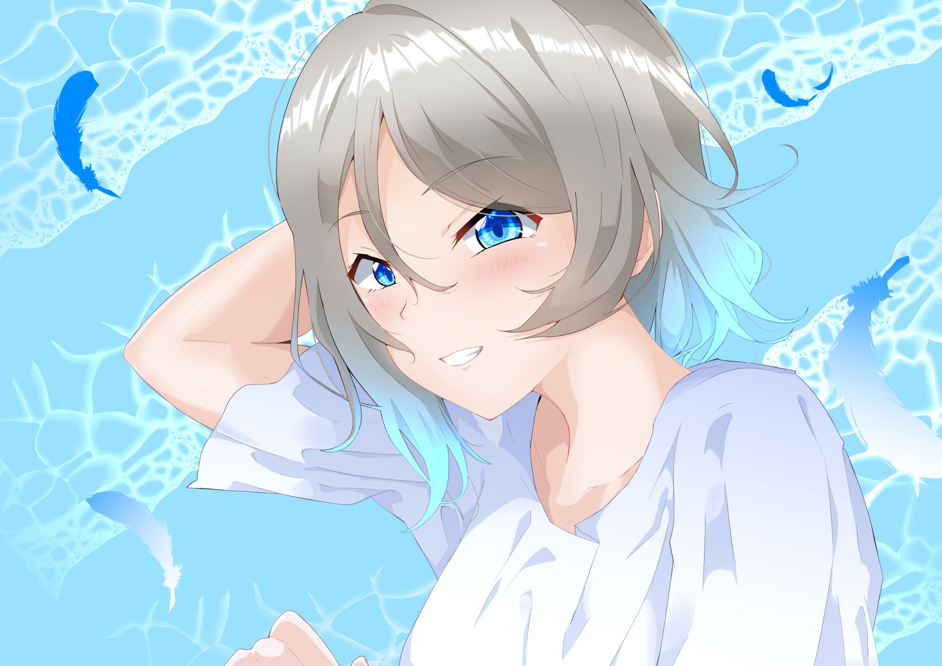 Download You Watanabe Anime Love Live! Sunshine!! 4k Ultra HD Wallpaper