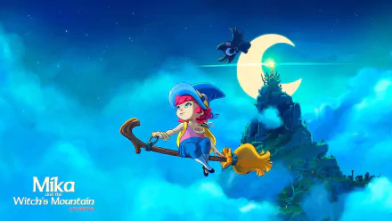 video game Mika and The Witch's Mountain HD Desktop Wallpaper | Background Image