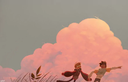 BadBoyHalo (Youtuber) Skeppy (Youtuber) video game Dream SMP HD Desktop Wallpaper | Background Image