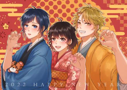 Aizou Shibasaki Yujiro Someya Hiyori Suzumi Anime To Become a Real Heroine! The Unpopular Girl and the Secret Task HD Desktop Wallpaper | Background Image