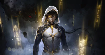 Zhongli (Genshin Impact) Rex Lapis video game Genshin Impact HD Desktop Wallpaper | Background Image